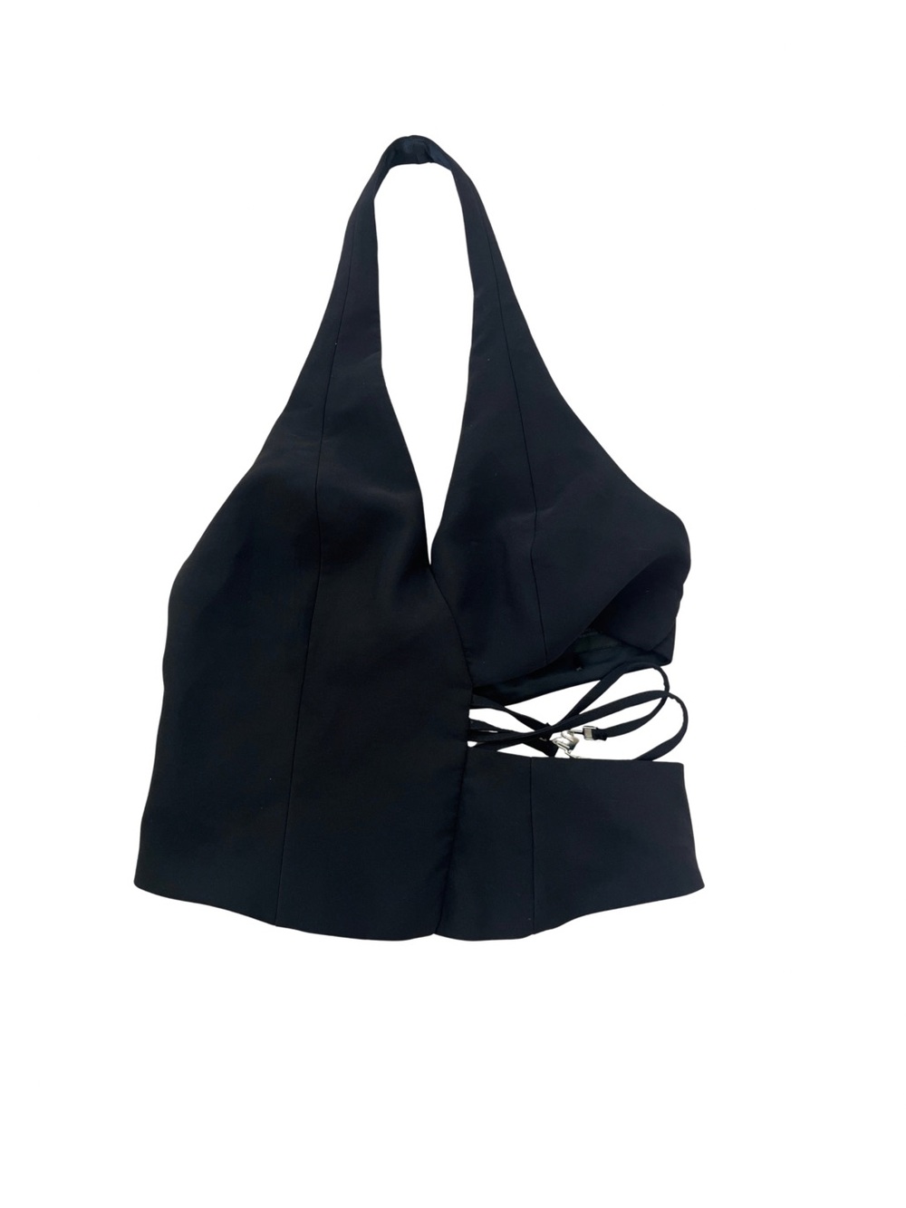 Zara Halter Cutout Crop Top